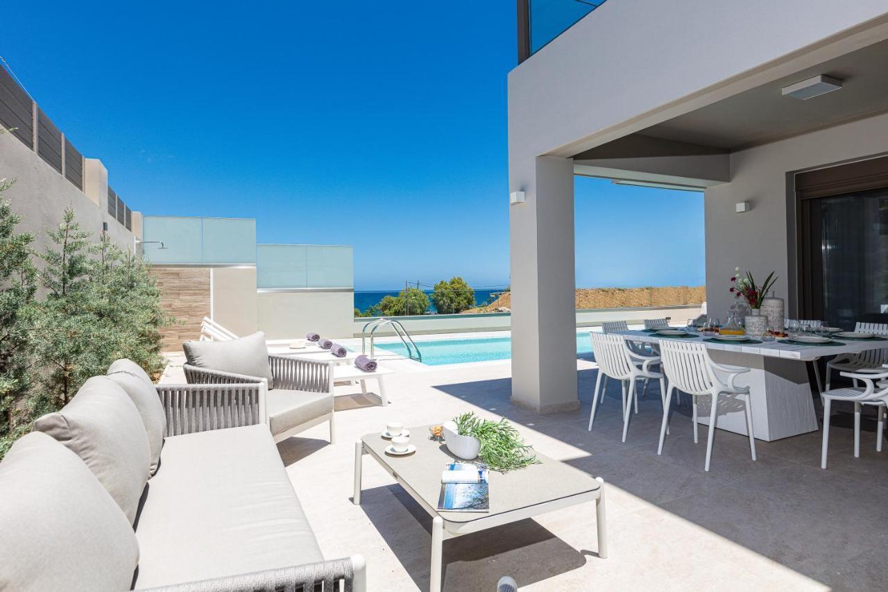 Lagoon Seaside Villa, Sumptuous Retreat,By Thinkvilla Pánormos Exteriér fotografie